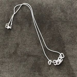 Heart charm necklace